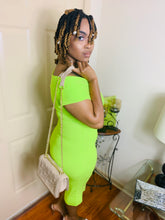 Load image into Gallery viewer, “So Electric” dress 💚⚡️